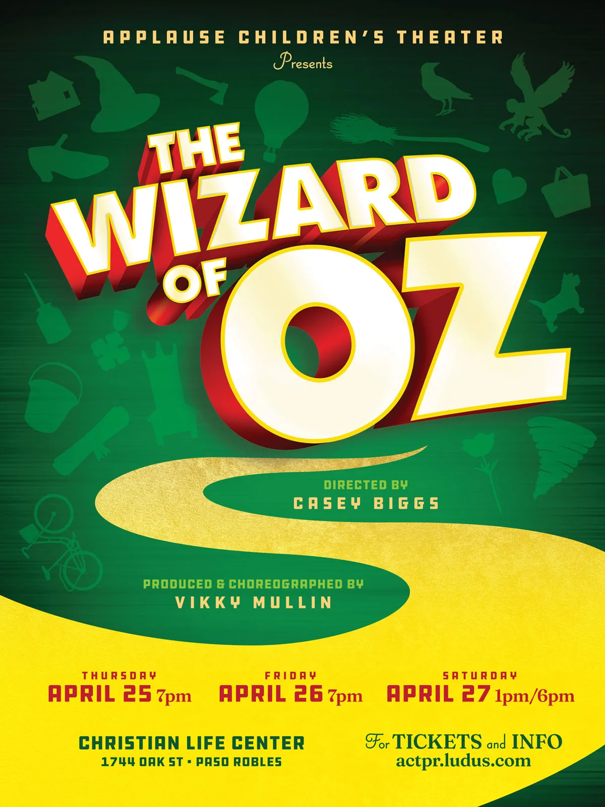 The Wizard of Oz show poster