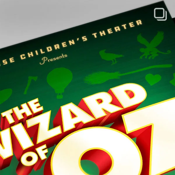 Wizard of Oz show poster