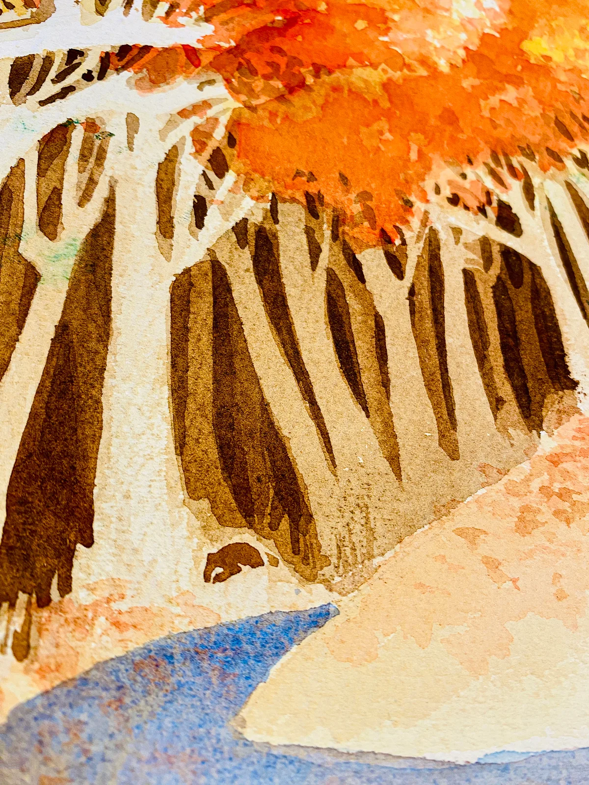 Original watercolor painting