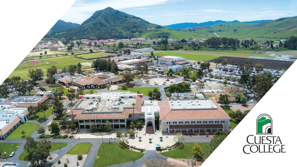 Cuesta College logo and campus