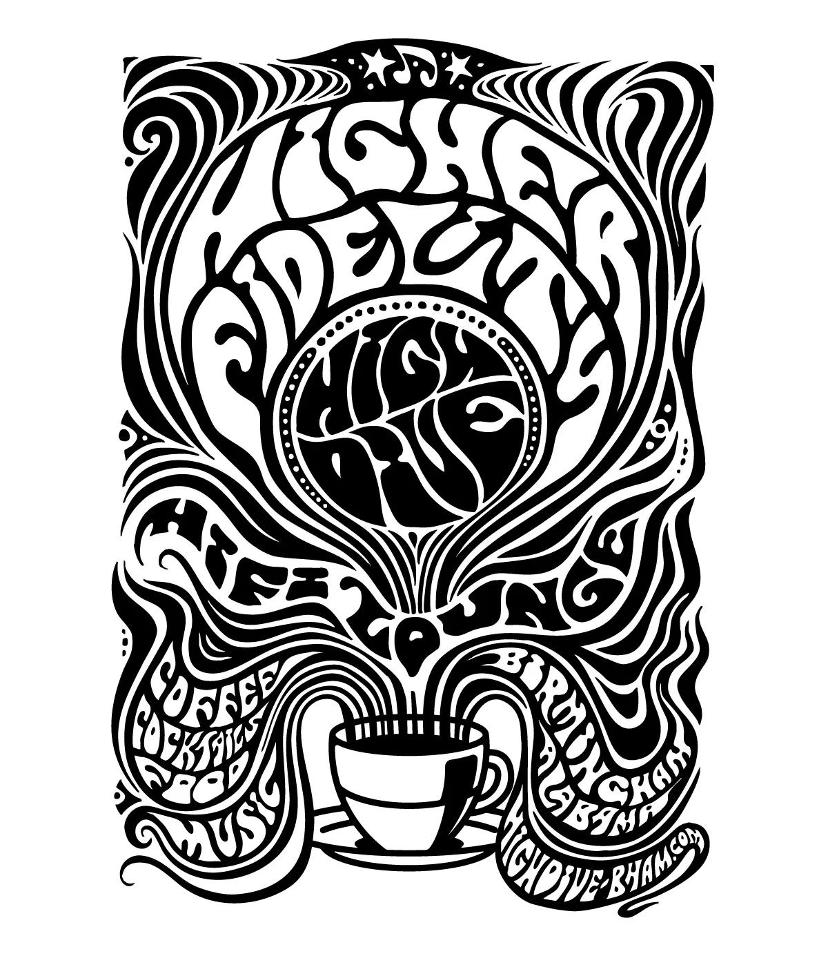 High Dive Higher Fidelity illustration