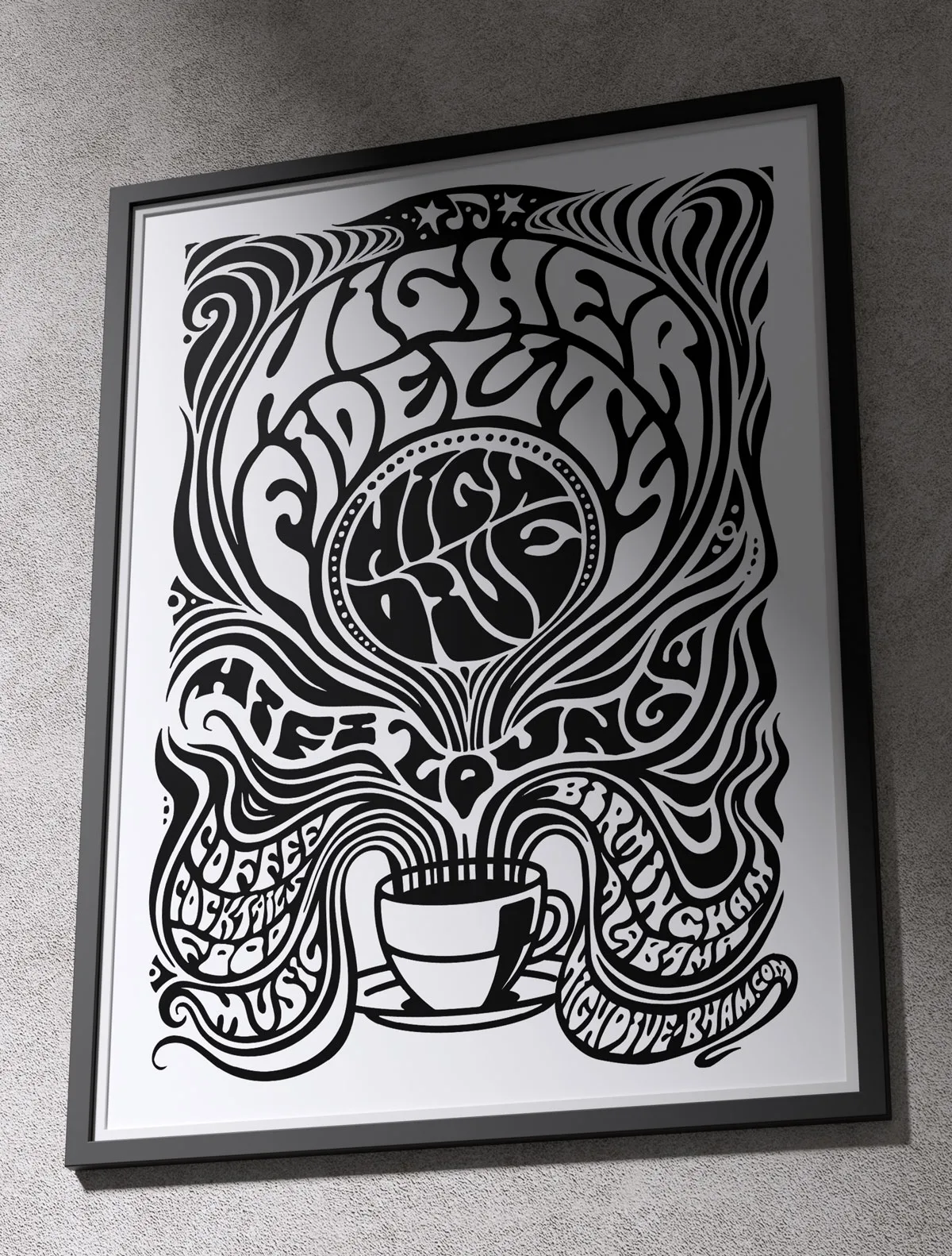 High Dive Higher Fidelity illustration