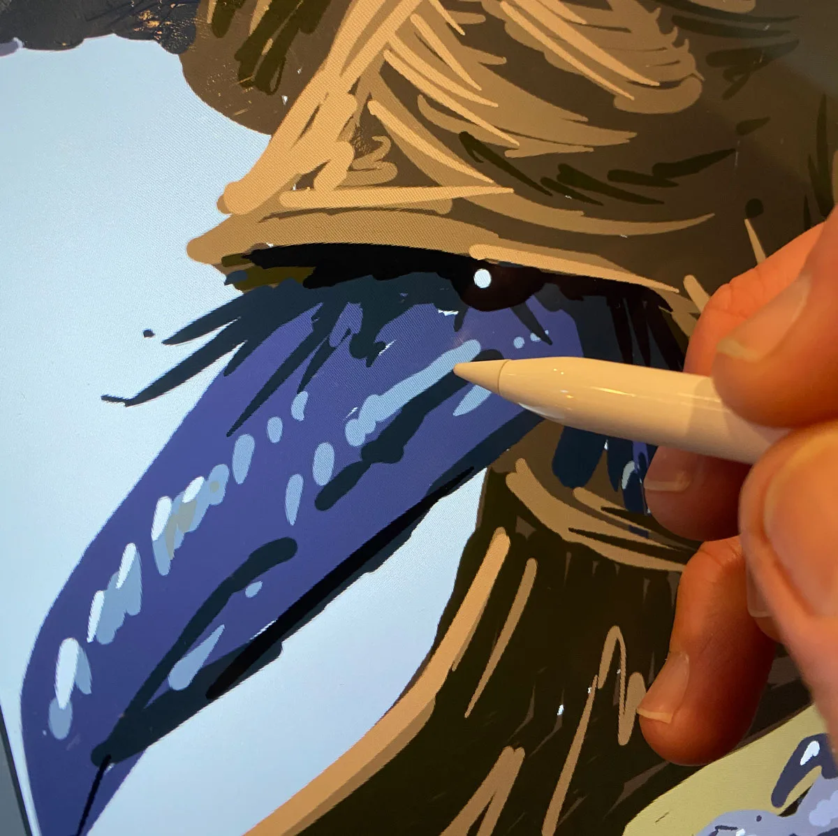 Kenku Monk closeup