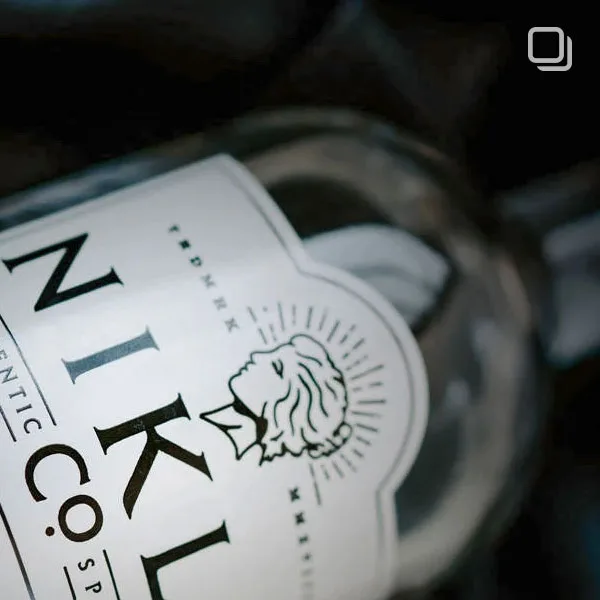 Nikle Spirits Vodka and Gin Labels