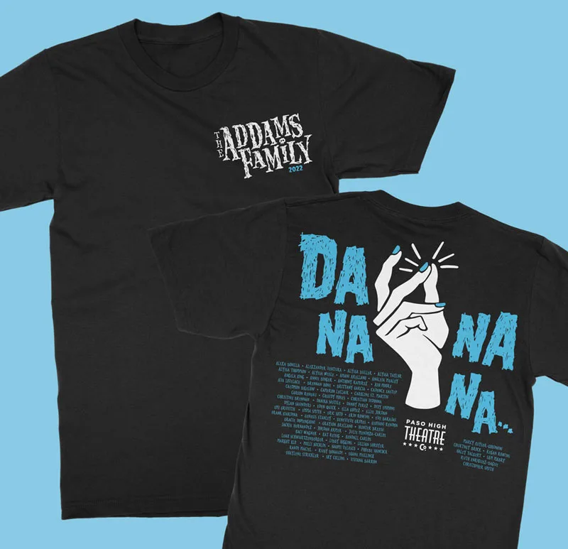 The Addams Family Musical cast tee