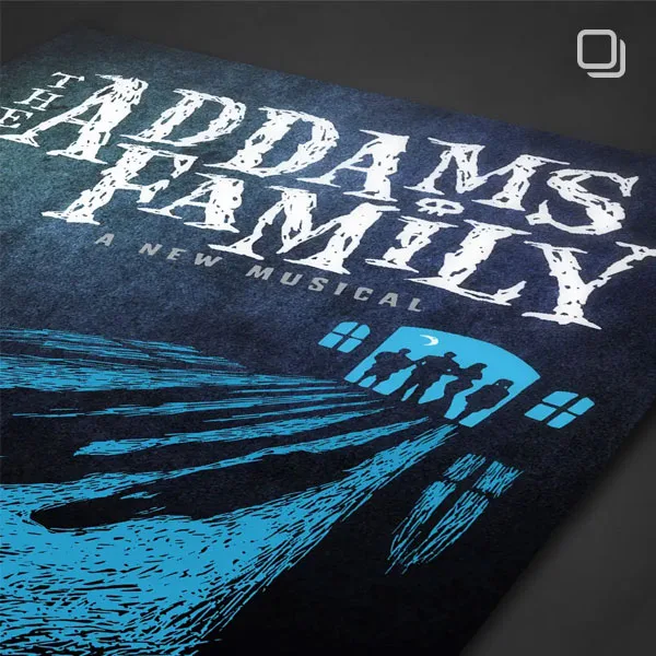 Addams Family The Musical show poster