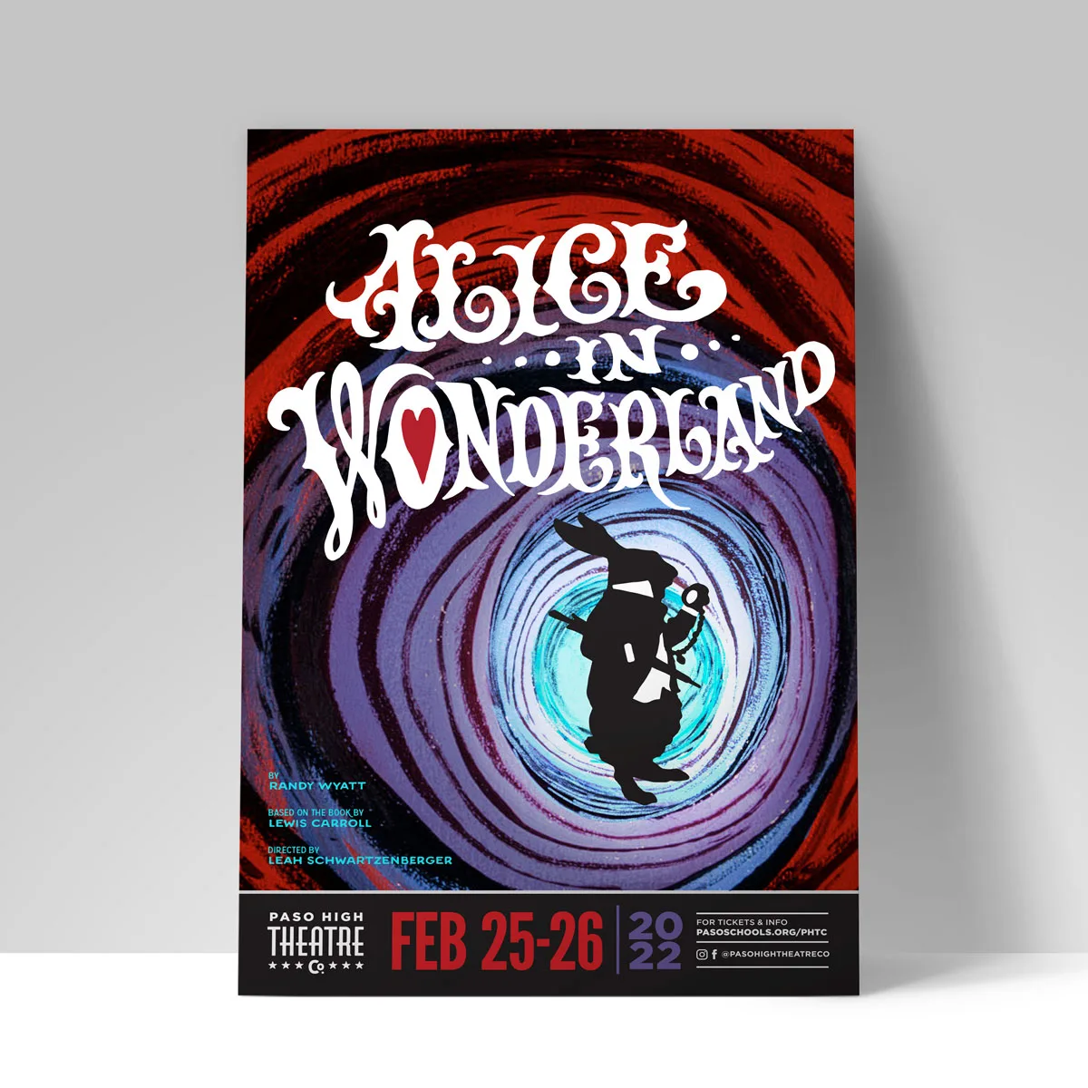 Alice in Wonderland show poster