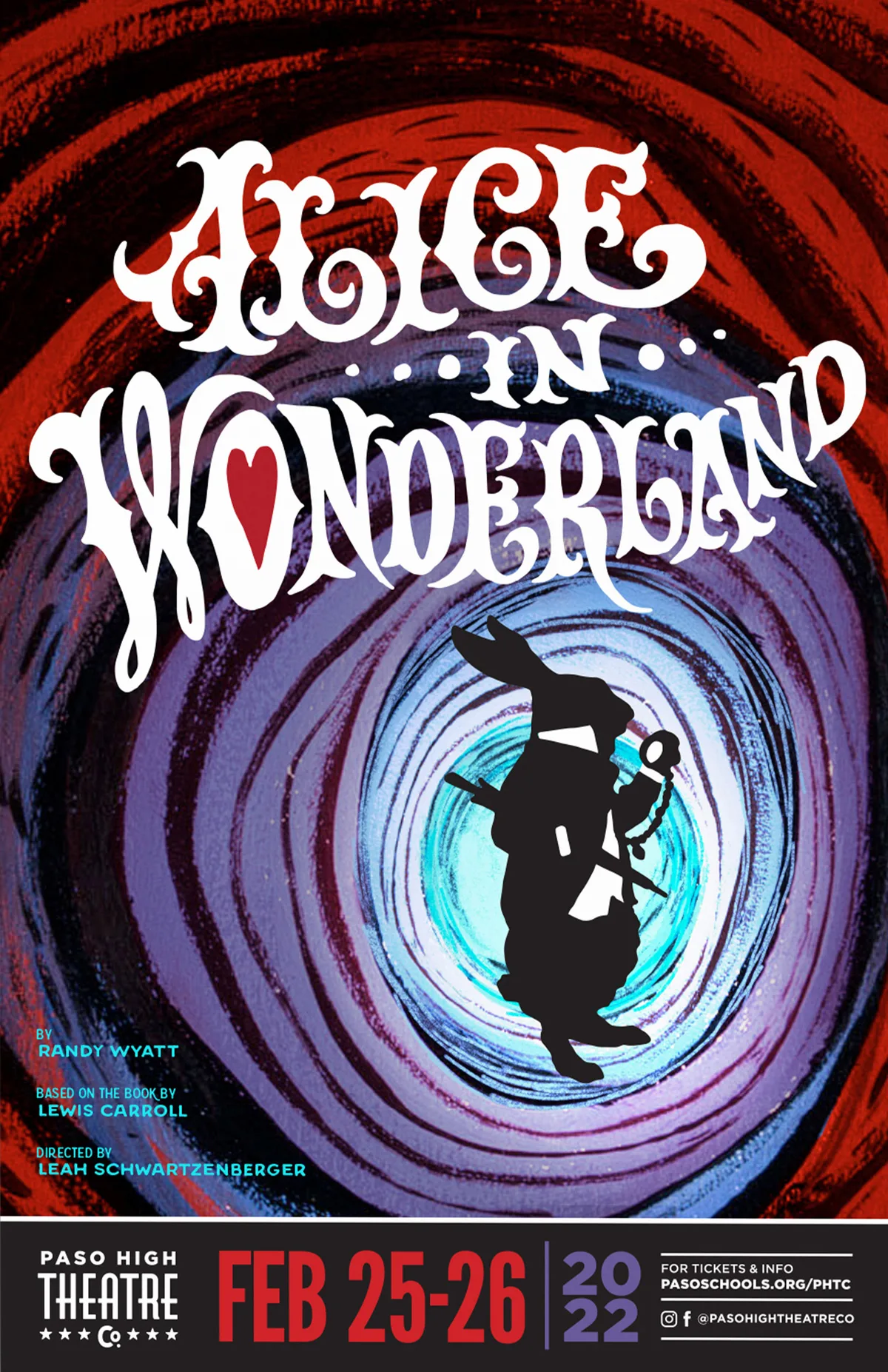 Alice in Wonderland show poster