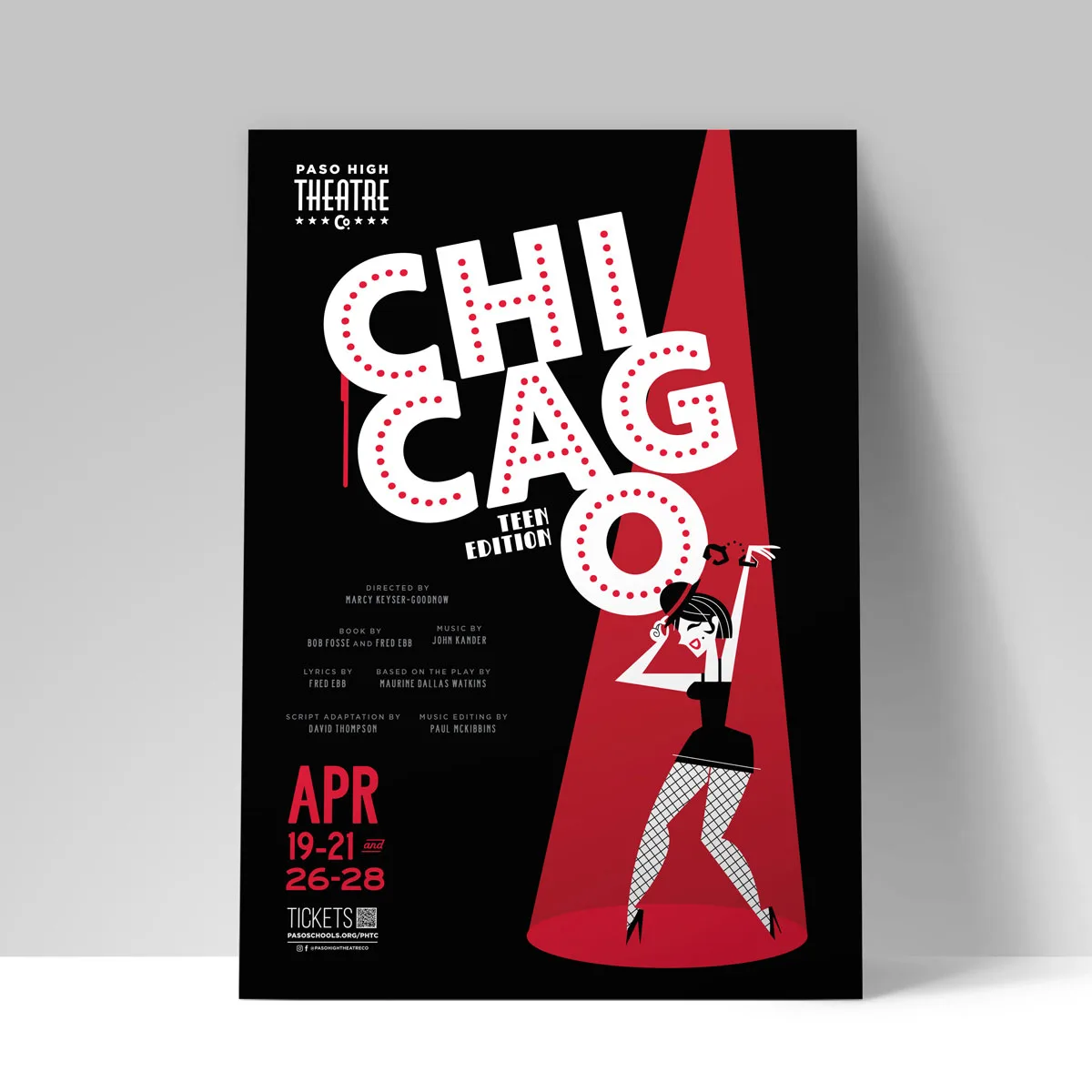 Chicago The Musical Teen Edition show poster