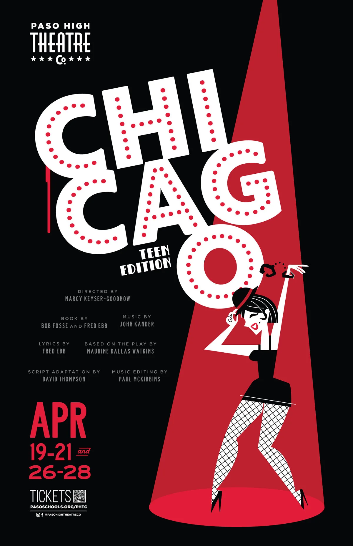 Chicago The Musical Teen Edition show poster