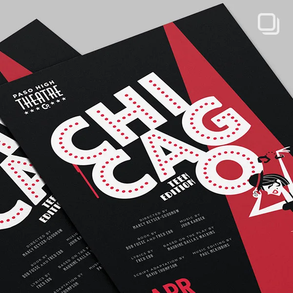 Chicago The Musical show poster