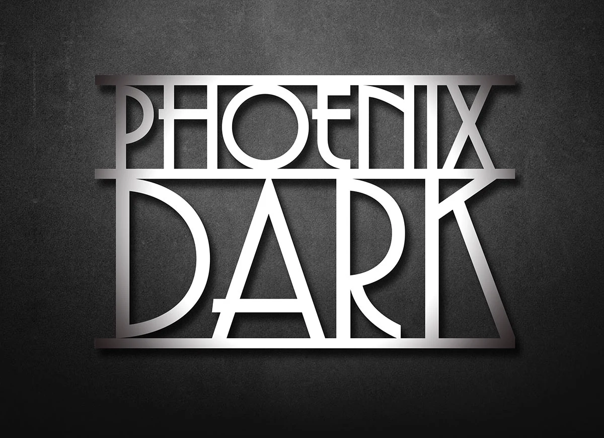 Phoenix Dark Title Treatment