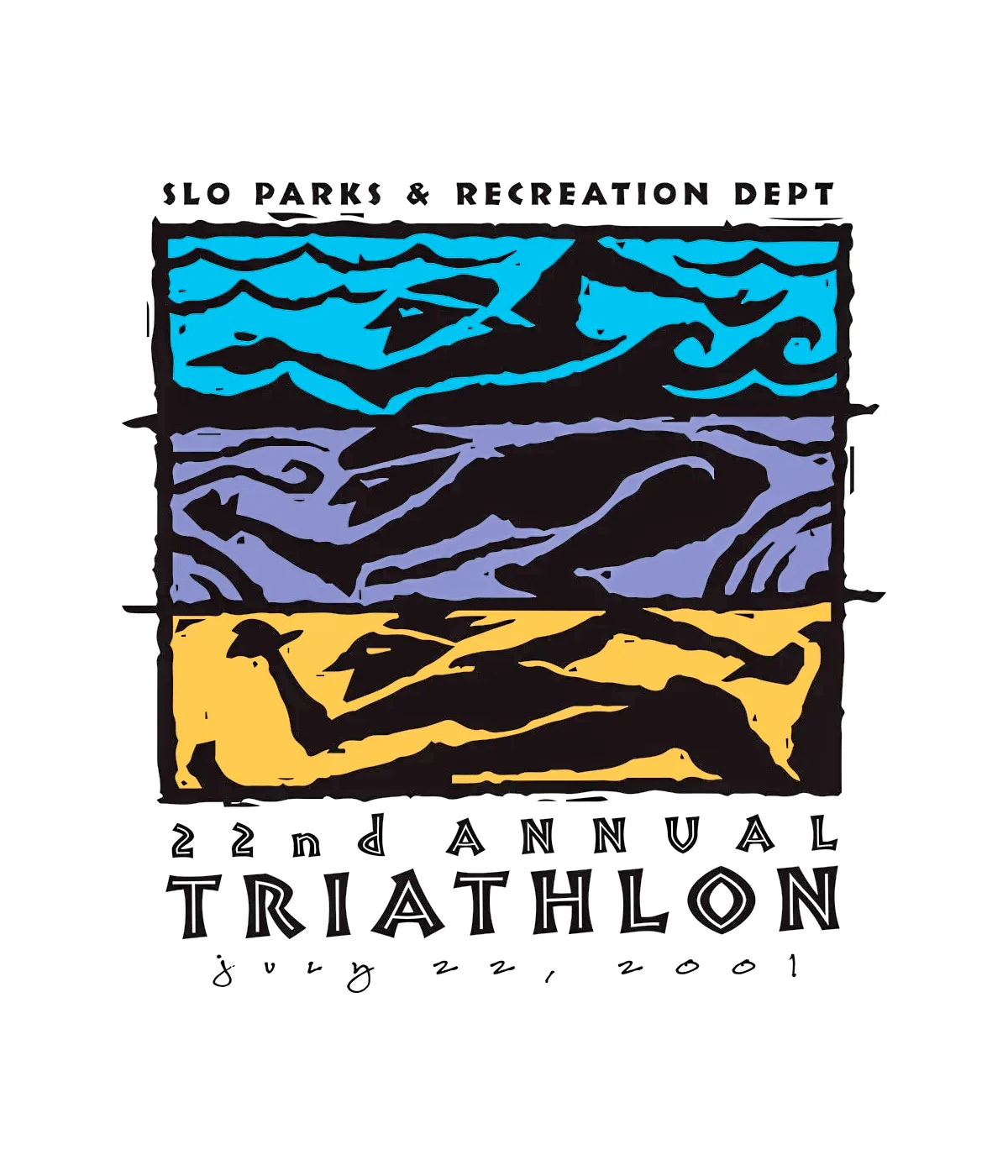 2001 SLO Triathlon T-shirt