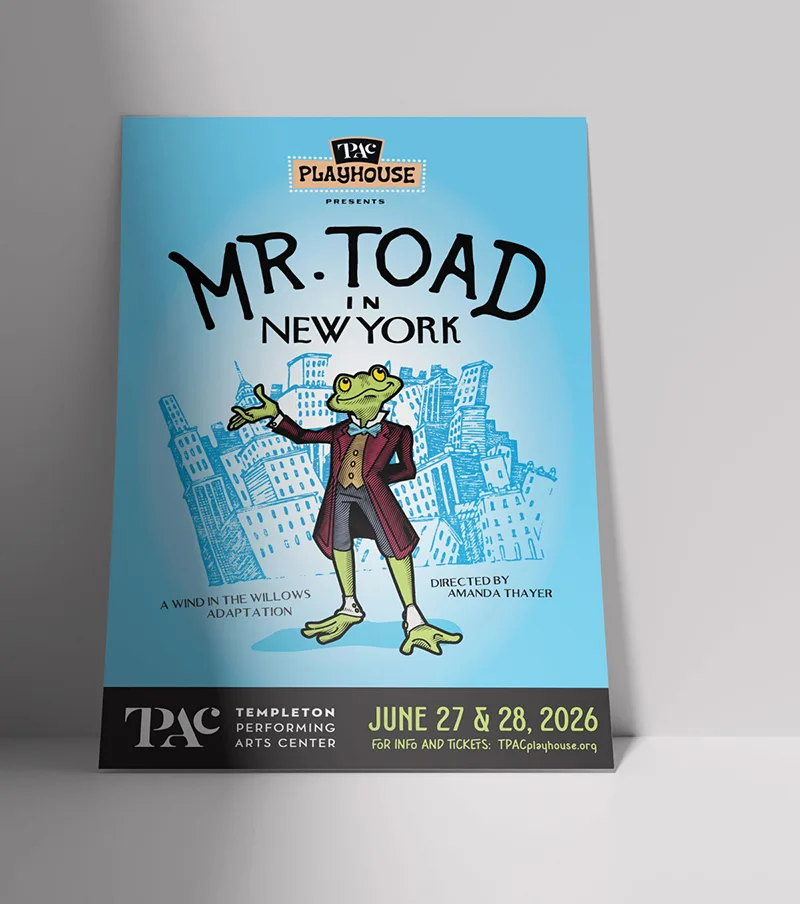 Mr. Toad in New York show poster
