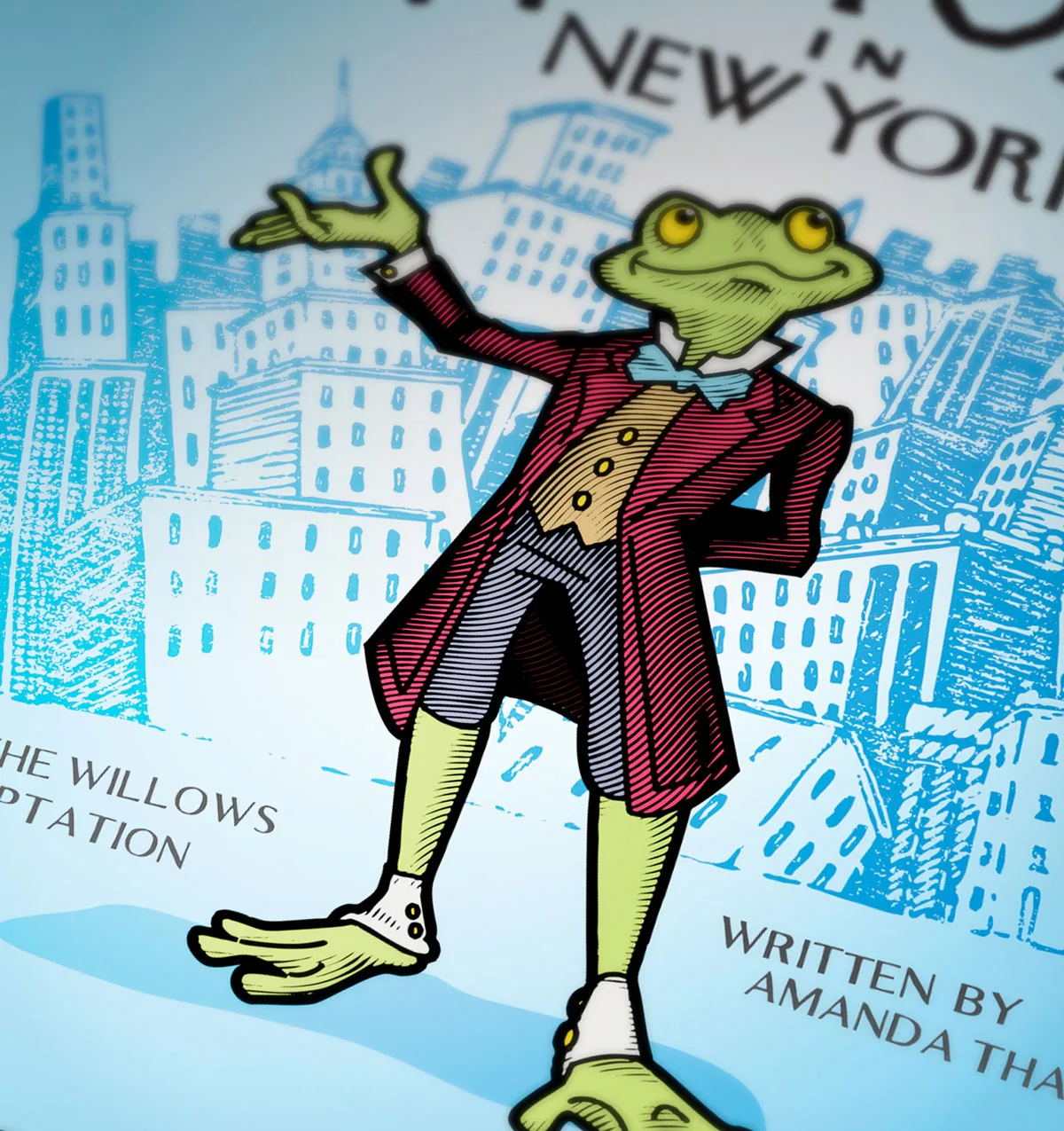 Mr. Toad in New York show poster