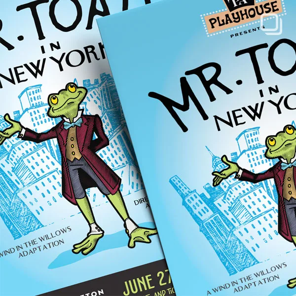 Mr. Toad in New York show poster