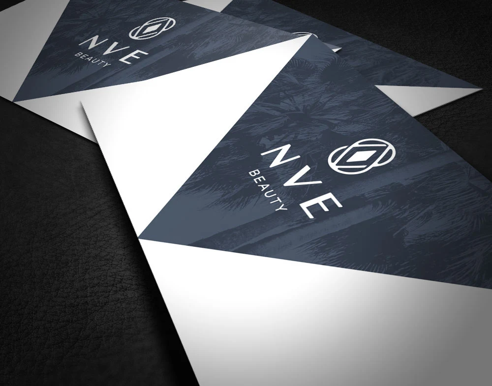 NVE Beauty business cards