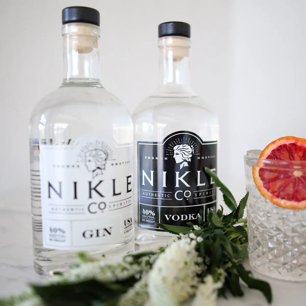 Nikle Gin and Vodka