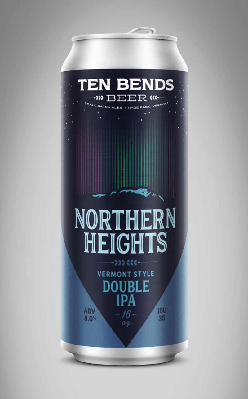 Northern Heights IPA beer label