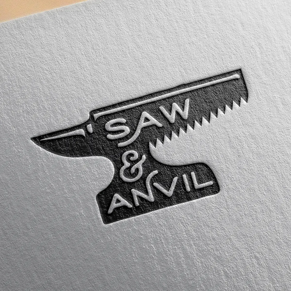 Saw and Anvil Logo