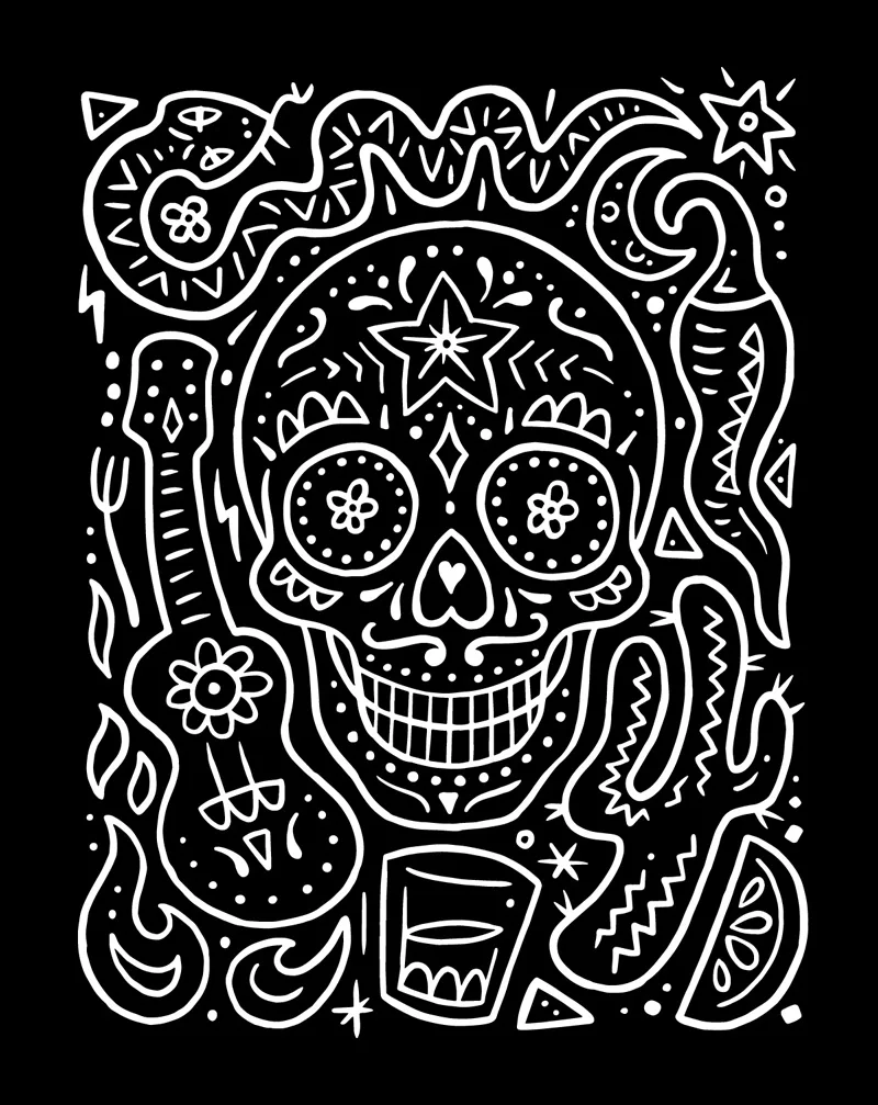 Dia De Rito Illustration