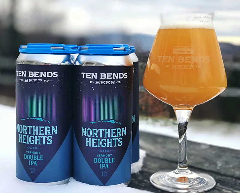 Northern Heights IPA beer label