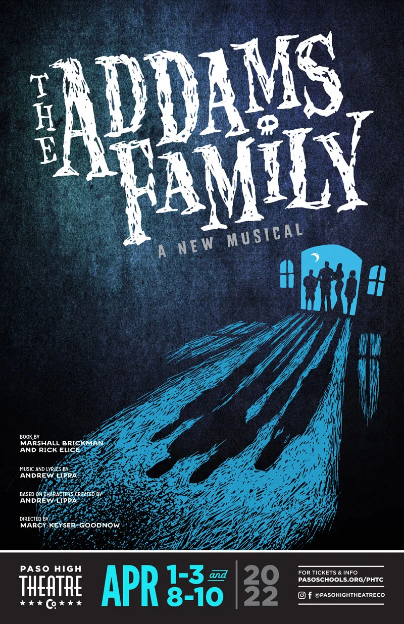 Addams Family Musical show poster