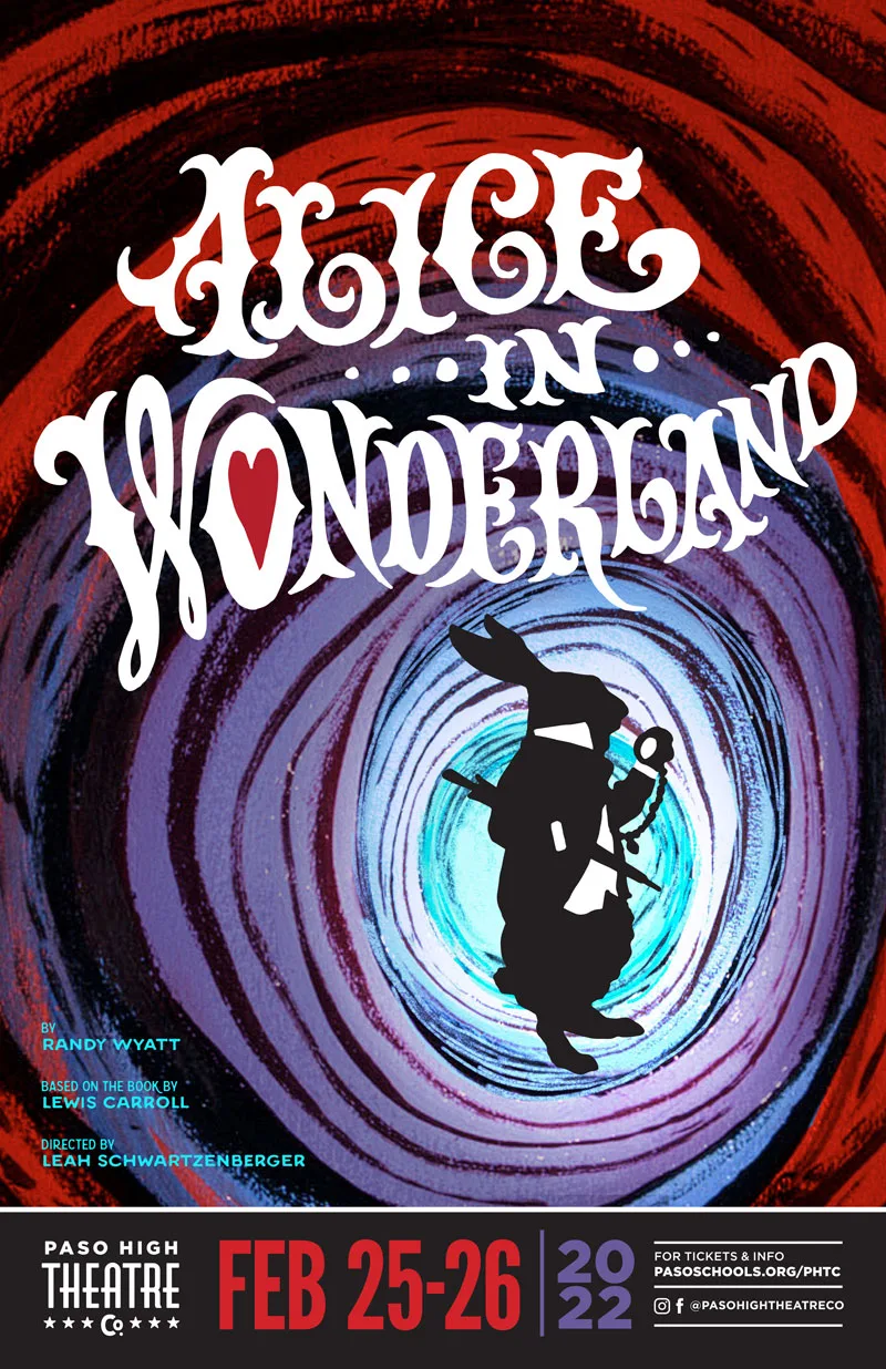 Alice in Wonderland show poster