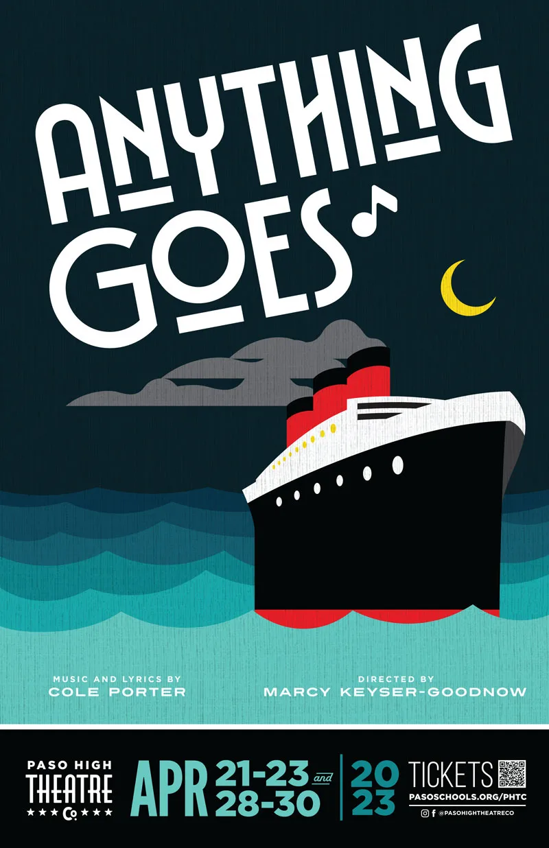 Anything Goes show poster